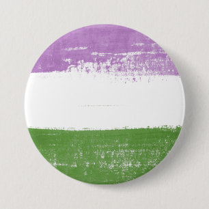 Badge Rond 7,6 Cm Peinture de fierté Queer