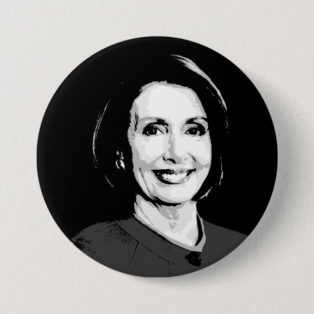 BADGE ROND 7,6 CM PELOSI (Devant)