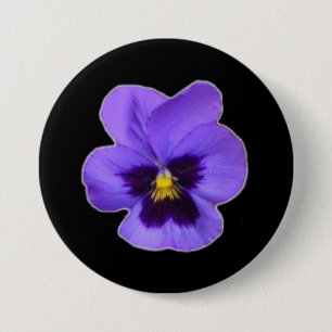 Badge Rond 7,6 Cm Pensée pourpre