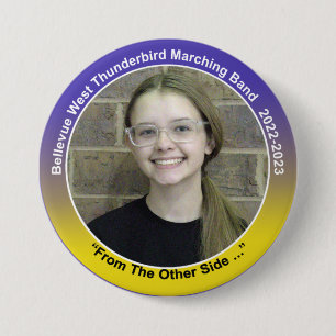 Badge Rond 7,6 Cm Percussion Catherine 11