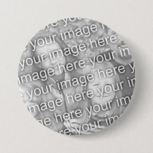 Badge Rond 7,6 Cm Personnalisez votre Modèle de boutons Photo 3 pouc