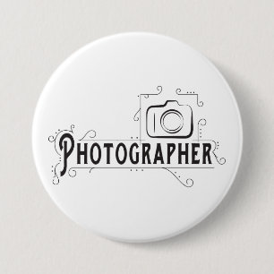 Badge Rond 7,6 Cm Photographe