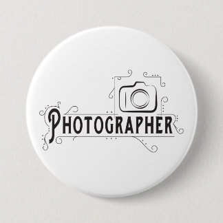 Badge Rond 7,6 Cm Photographe