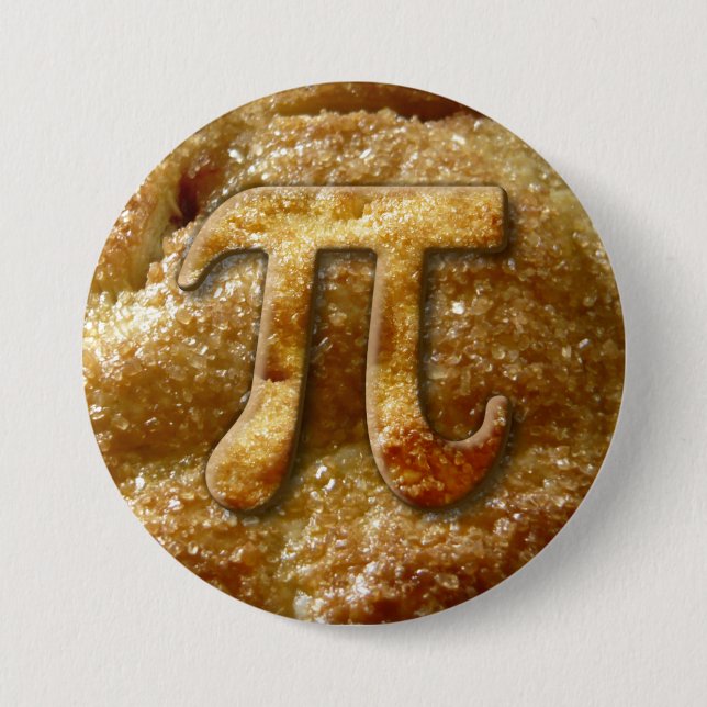 Badge Rond 7,6 Cm Pi Crust (Devant)