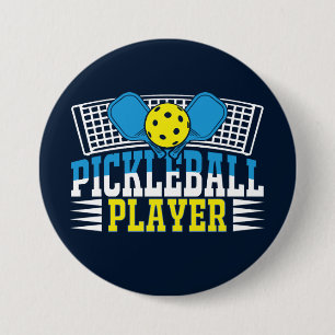 Badge Rond 7,6 Cm Pickleball