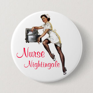 Badge Rond 7,6 Cm Pin- de rossignol d'infirmière