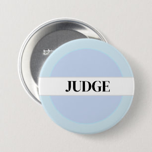Badge Rond 7,6 Cm Pin, juge Pin