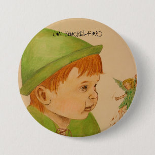 Badge Rond 7,6 Cm Pin Peter Pan de bouton de janv. Shackelford