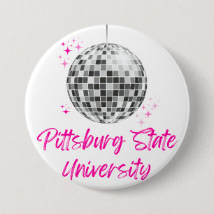Badge Rond 7,6 Cm Pittsburg State University Disco