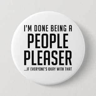 Badge Rond 7,6 Cm Plaisir des gens