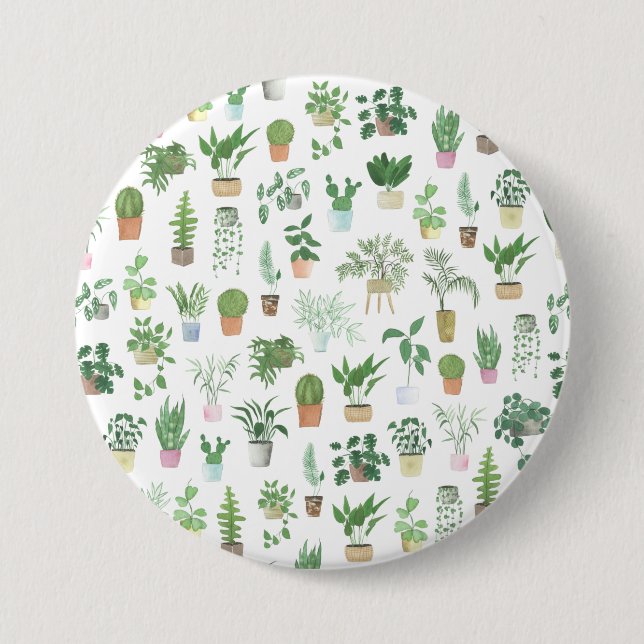 Badge Rond 7,6 Cm Plants de Plants (Devant)