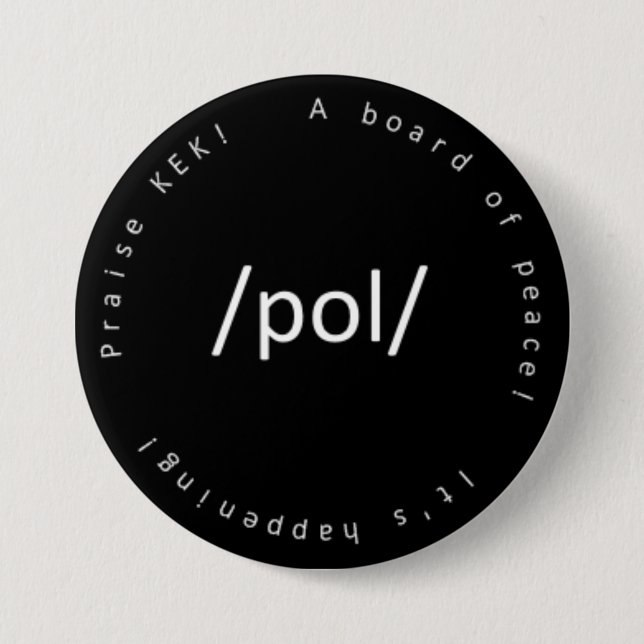 BADGE ROND 7,6 CM /POL/ (Devant)