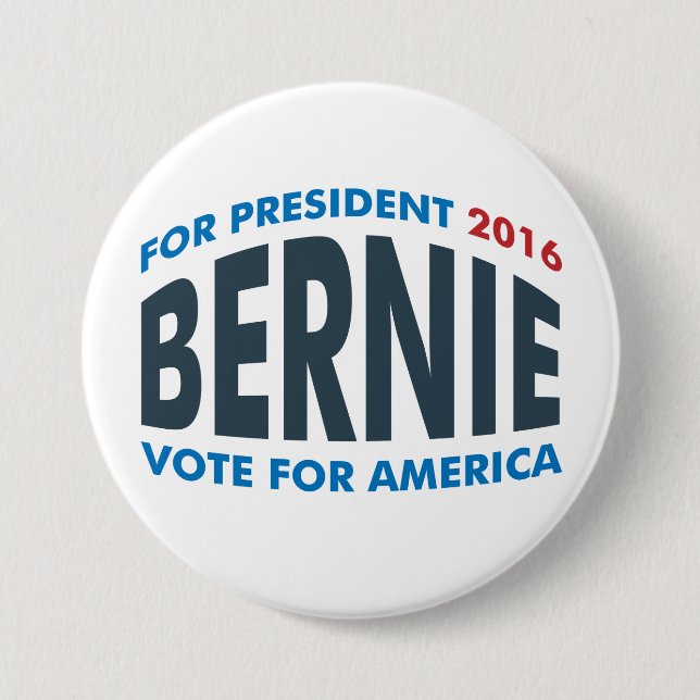 Badge Rond 7,6 Cm Ponceuses de Bernie pour l'Amérique (Devant)