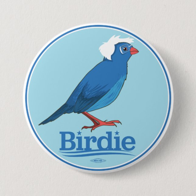 Badge Rond 7,6 Cm Ponceuses de birdie (Devant)