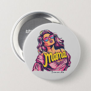 Badge Rond 7,6 Cm Pop Art Retro Personnalisé (6)
