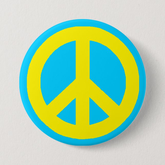 Badge Rond 7,6 Cm Pop Peace (Devant)