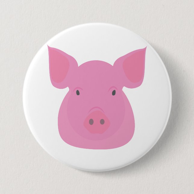 Badge Rond 7,6 Cm Porc (Devant)