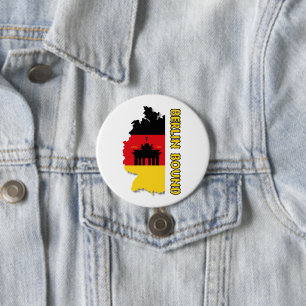 Badge Rond 7,6 Cm Porte de Brandebourg