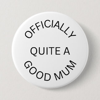 Badge Rond 7,6 Cm Poupée d'émail maman - Cadeau pour maman - Épingle