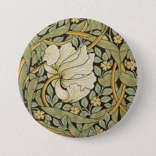 Badge Rond 7,6 Cm Pre-Raphaelite de cru de mouron de William Morris