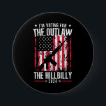 Badge Rond 7,6 Cm Pro 45 Je vote pour le hors-la-loi et la colline<br><div class="desc">Pro 45 Je vote pour le hors-la-loi et la colline 2024</div>