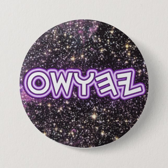 Badge Rond 7,6 Cm Proclamez le bouton nommé du fils (Devant)