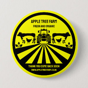 Badge Rond 7,6 Cm Promesse d'atelier agricole
