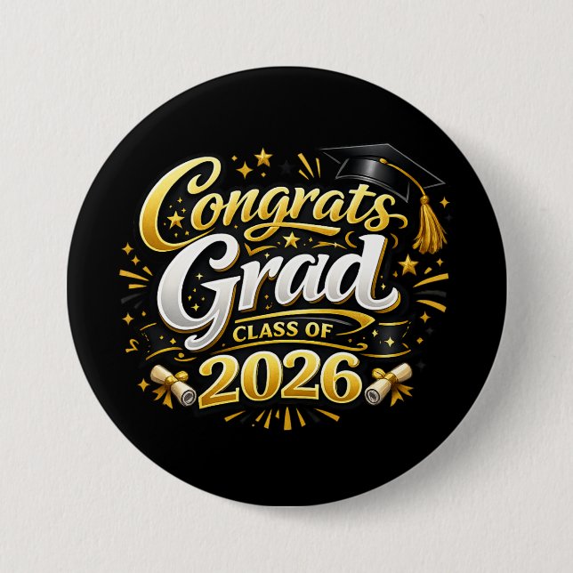 Badge Rond 7,6 Cm Promotion 2026 (Devant)