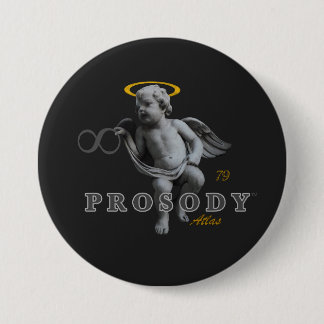 Badge Rond 7,6 Cm Prosody Atlas Button