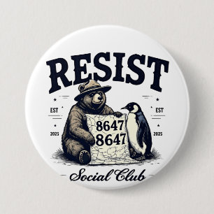 Badge Rond 7,6 Cm Protéger le parc national anti-Trump 8647 contre l