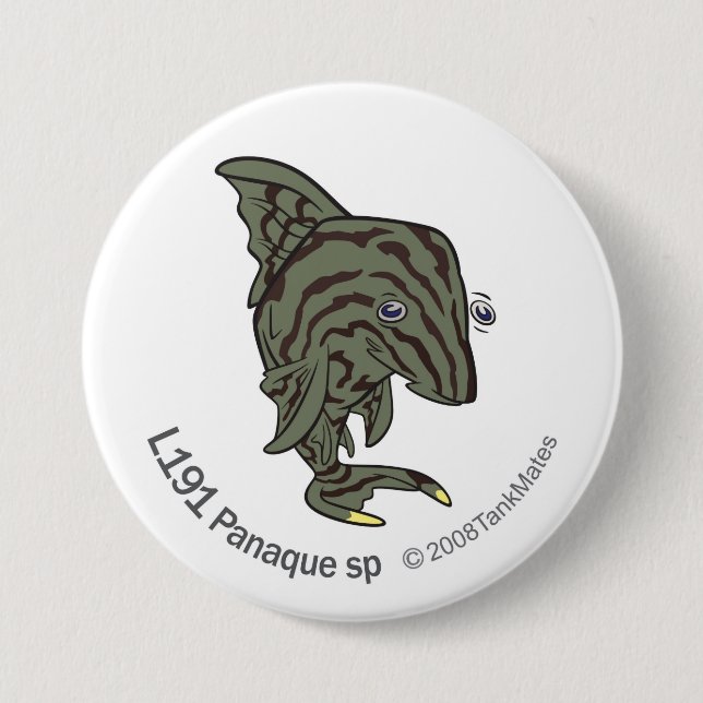 Badge Rond 7,6 Cm PS de TM-13-L191 Panaque (Devant)