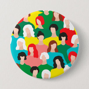 Badge Rond 7,6 Cm Puissance des femmes