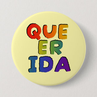 Badge Rond 7,6 Cm Queerida - Queer et aimé