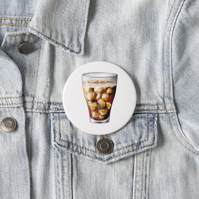 Badge Rond 7,6 Cm Rafraîchir la boisson de soda glacée froide avec b (Créateur téléchargé)