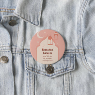 Badge Rond 7,6 Cm Ramadan Kareem