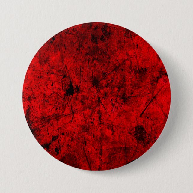Badge Rond 7,6 Cm Red Black grunge art graphique numérique abstrait (Devant)