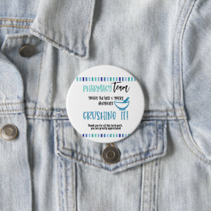 Badge Rond 7,6 Cm Remerciements pour l'appréciation de l'équipe de l