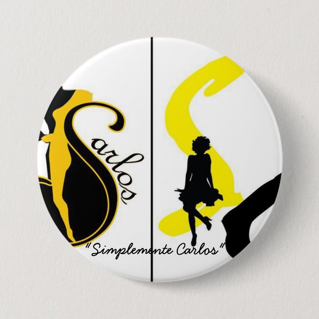 Badge Rond 7,6 Cm Remplissez modèle de bouton (Devant)