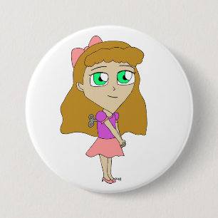 Badge Rond 7,6 Cm remuer chibi