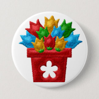 Badge Rond 7,6 Cm Retour à l'école, Sac à dos boutons Pins Flower Po