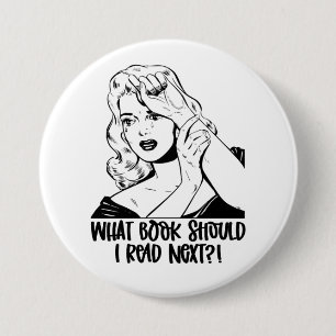 Badge Rond 7,6 Cm Retro Drama Reading Lover Mème
