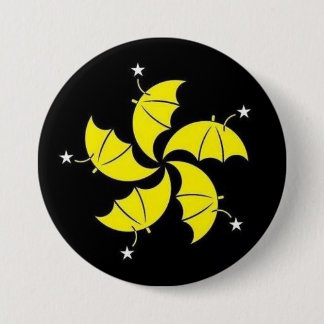 Badge Rond 7,6 Cm Révolution de parapluie