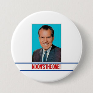 Badge Rond 7,6 Cm Richard M. Nixon