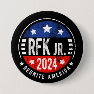 Badge Rond 7,6 Cm Robert Kennedy, Jr. pour Président 2024