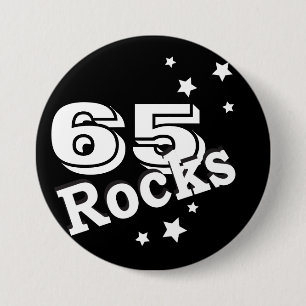 Badge Rond 7,6 Cm Roches d'anniversaire de l'âge   de do-it-yoursel