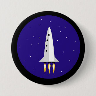 Badge Rond 7,6 Cm Rocket Science