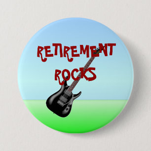 Badge Rond 7,6 Cm Rocks de retraite