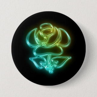 Badge Rond 7,6 Cm Rose brillant
