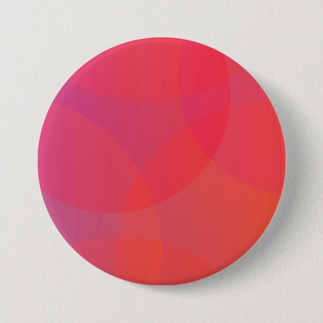 Badge Rond 7,6 Cm rose, orange, moderne, simple, cool, art tendance (Devant)