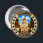 Badge Rond 7,6 Cm Sacramento<br><div class="desc">Sacramento</div>